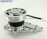 Deepmotor 35GPM Billet Electric Water Pump for 9398 2JZ Silver