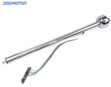Deepmotor 28 Inch Stainless Steel Universal Straight Steering Column Polish