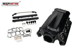 CNC Billet 90mm Intake Manifold w/Burst Panel Flange +Fuel Rail for Hemi Gen III