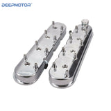 LS Cast Aluminum Tall Valve Covers for LS1 LS2 LS3 LS6 5.3 6.0 Polished