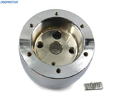 6 Bolt 6 Holes Steering Wheel Hub Adapter Mount Aftermarket for GM Chevy Chrome