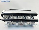 Deepmotor 102mm Dual Fuel Rails LS3 L92 Intake Manifold 16 injectors Silver