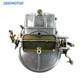 Deepmotor 2 Barrel Carburetor 350 CFM Manual Choke Silver