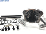 Deepmotor Aluminum Fabricated LS7 EFI Intake Manifold Fuel Rails Kit Silver