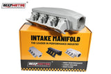 Deepmotor LS1 LS2 LS6 102mm Casting Bolted Intake Manifold with Fuel Rail Silver