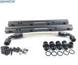 Deepmotor Billet Fuel Rail for OE LS1 LS6 Stock Intake Manifold 10AN+ Hardware