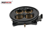 Deepmotor Billet Aluminum 2200 CFM 4 Barrel 4500 Dominator Throttle Body Black
