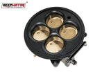 Deepmotor Billet Aluminum 2200 CFM 4 Barrel 4500 Dominator Throttle Body Black