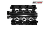 Billet CNC 102mm Intake Manifold Set with Burst Panel Flange for LS3 L92 Black