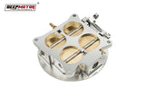 Deepmotor Billet Aluminum 2200 CFM 4 Barrel 4500 Dominator Throttle Body Silver