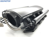 Low Profile LS3 L92 102mm Fab Intake Manifold w/MAP Sensor Port +Fuel Rail Black