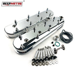 Deepmotor Tall Cast Aluminum Valve Covers for LS1 LS2 LS3 LS6 5.3 6.0 Chrome