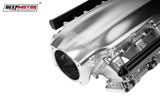Billet CNC 102mm Intake Manifold Set with Burst Panel Flange for LS3 L92 Silver
