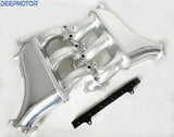 GTR R35 VR38DETT Billet Intake Manifold W/ Fuel Rail for 09UP Nissan Silver