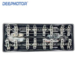 Stainless Steel 1.6 Ratio Shaft Mount Roller Rocker Arms for Chevy SBC 350 400