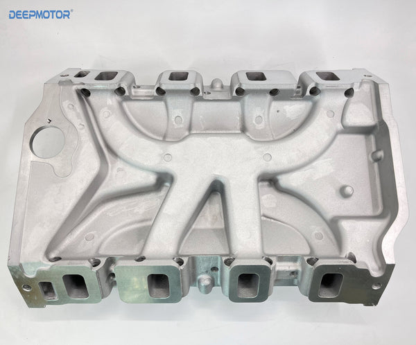 Deepmotor Aluminum Square Bore Dual Plane Intake Manifold for Ford 332