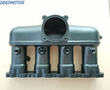 Aluminum Intake Manifold for EA888 (Gen III) VW 2.0T W/Methanol 1/8'' NPT Black