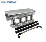 Deepmotor Intake Manifold Fuel Rail Kit for Nissan 5.6 V8 VK56DE Silver