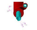 28" Tilt GM Steering Column Manual Trans No Key Universal W 9 hole adapter Black