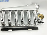 Deepmotor Billet 90mm Intake manifold Fuel Rail Throttle body for M50 M52 silver