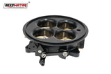 Deepmotor Billet Aluminum 2200 CFM 4 Barrel 4500 Dominator Throttle Body Black