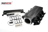 Deepmotor LS1 LS2 LS6 102mm Casting Bolted Intake Manifold with Fuel Rail Black