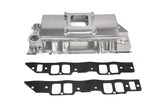 BBC for Big Block Chevy 454 Single plane Carburetor Intake manifold (Silver)