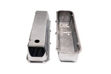 Valve Covers Tall Cast Aluminium Black for Ford 429 460 Big Block (Silver)
