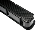 SBF Small Block For Ford 260 289 302 351W Finned Fabricated Aluminum Tall Valve Covers Set (Black)