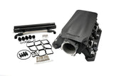 Cast For Hemi Gen III Intake Manifold 90mm Dual Throttle Body Bolt Pattern with Fuel Rail Kits (Black)
