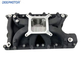 Deepmotor Air Gap Single Plane Intake Manifold for SBF Ford 351W V8 Black