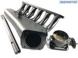 Deepmotor for M50 M52 90mm Billet Intake Manifold Fuel Rail Throttle Body Black