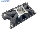 Deepmotor Air Gap Single Plane Intake Manifold for SBF Ford 351W V8 Black