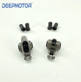 Deepmotor SBC 350 Self-Aligning Stainless Steel Roller Rocker Arm 1.6Ratio 3/8''