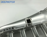Deepmotor RB20 RB20DET Billet Intake Manifold Fuel Rail Throttle Body Set Silver