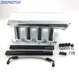 Fabricated Intake Manifold for 2011-2014 Mustang 5.0L Ford 90mm EFI+ Fuel Rails