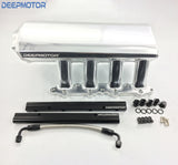 Fabricated Intake Manifold for 2011-2014 Mustang 5.0L Ford 90mm EFI+ Fuel Rails