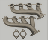 LS Swap Cast Iron Exhaust Manifold LS1 LS2 LS3 4.8L 5.3L 6.0L Street Rod