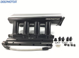 Fabricated Intake Manifold for 2011-2014 Mustang 5.0L Ford 90mm Fuel Rails Black