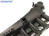 Deepmotor RB20 RB20DET Billet Intake Manifold Fuel Rail Throttle Body Set Black