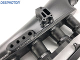 S14 S15 SR20DET 76mm Billet Intake Manifold Fuel Rail Throttle Body Black