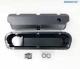 Aluminum Fabricated Tall Valve Cover for Small Block Ford SBF 289 302 351w/Holes