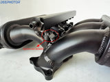 GTR R35 VR38DETT Billet Intake Manifold W/ Fuel Rail for 09-UP Nissan Silver