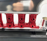 Deepmotor CNC 2JZ-GE Intake Manifold Fuel Rail Throttle Body Set 12 Injectors