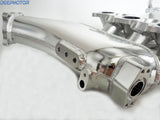 GTR R35 VR38DETT Billet Intake Manifold W/ Fuel Rail for 09-UP Nissan Silver