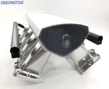 Deepmotor Aluminum Fabricated LS7 EFI Intake Manifold Fuel Rails Kit Silver